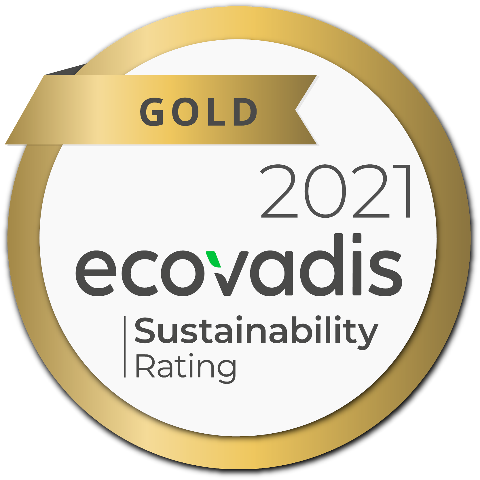 ecovadis Gold Zertifizierung 2021