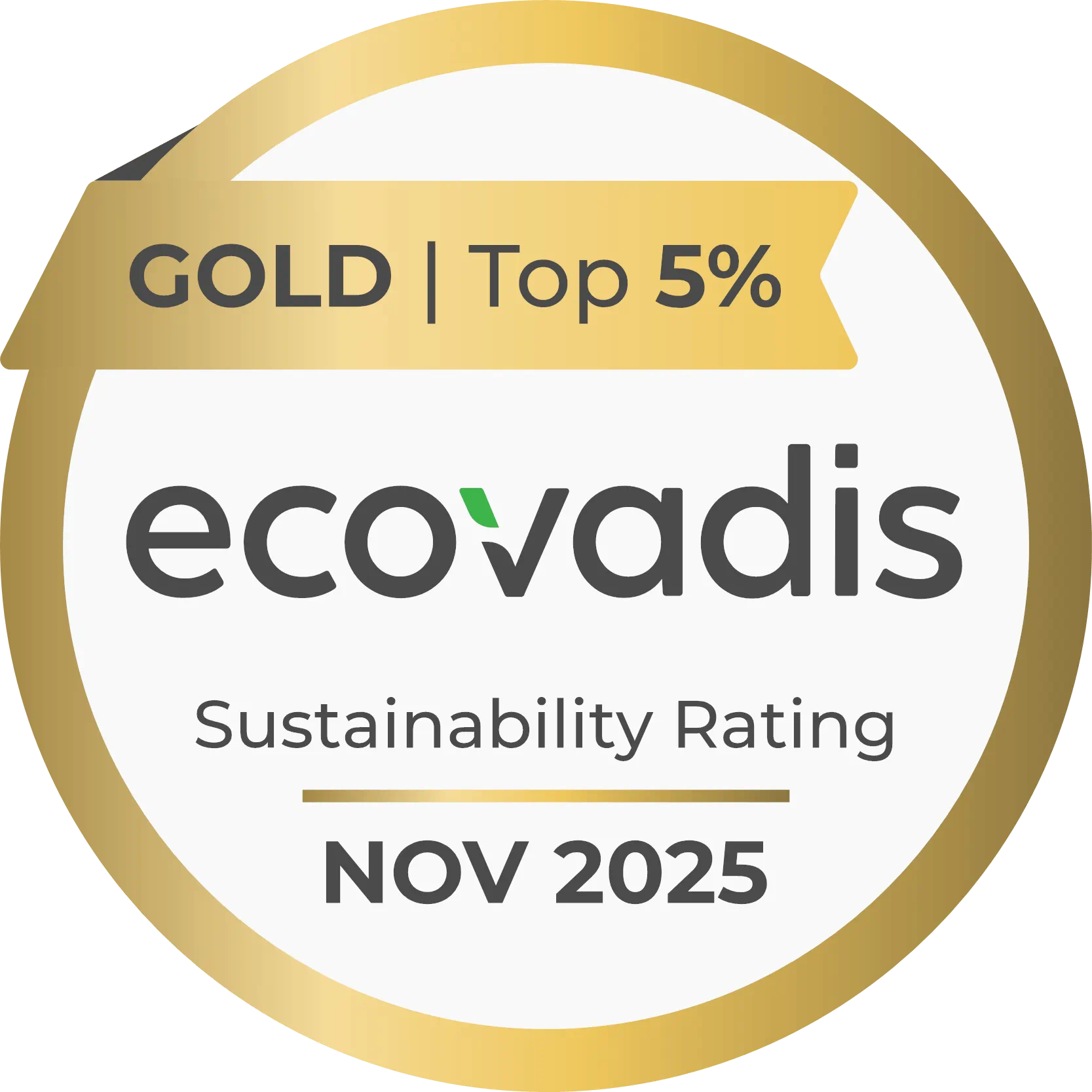 Ecovadis 2025 badge