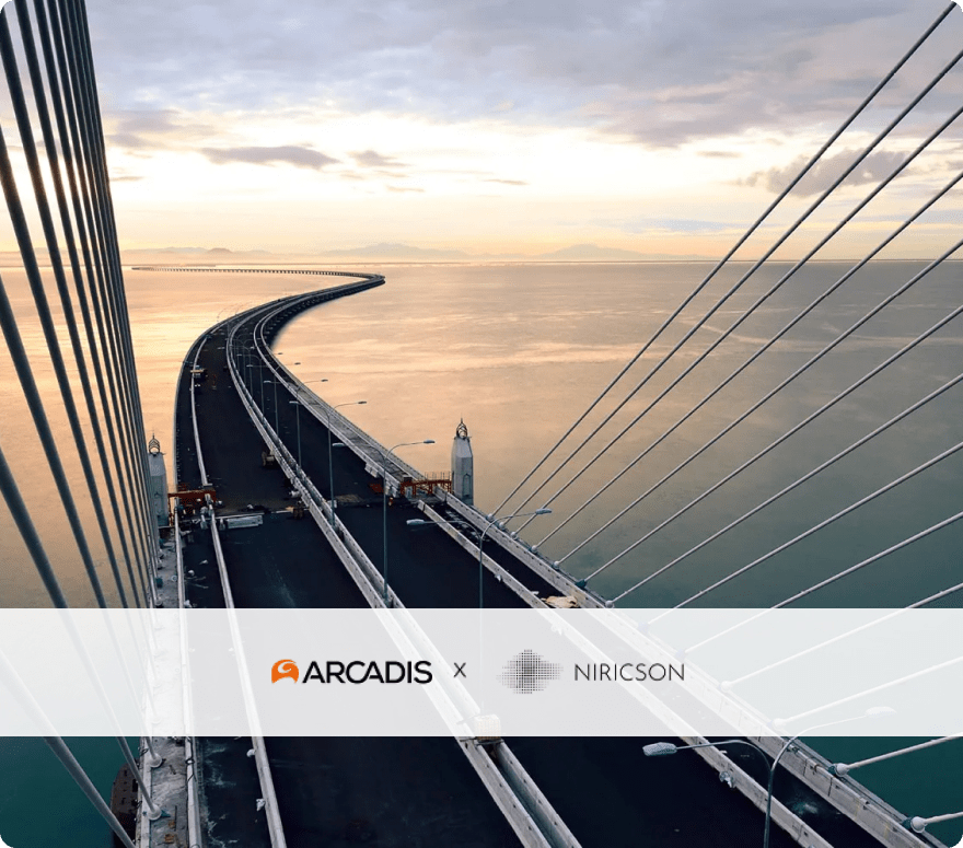 A bridge with the words displayed prominently across its structure, emphasizing its significance in the landscape.