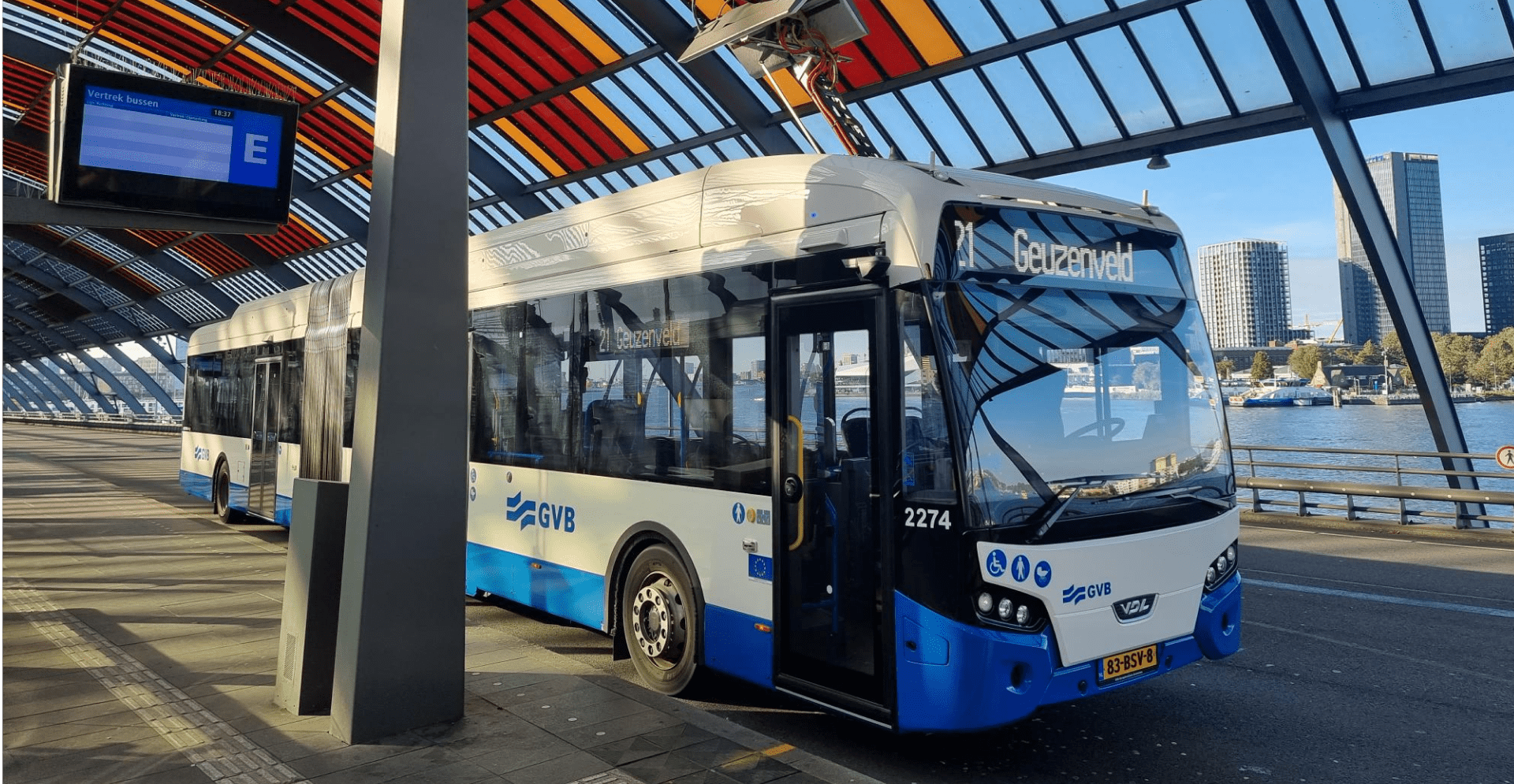 Elektrische bus GVB Amsterdam