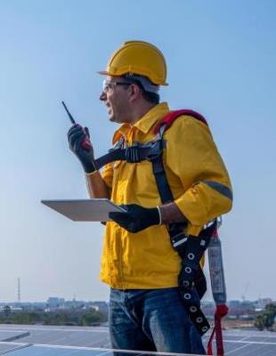 Ingenieur werkt aan energietransitie