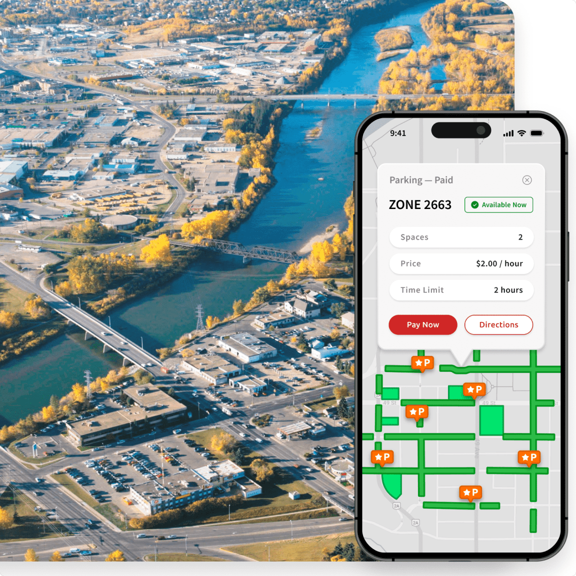 Real Time Parking system on mobile HotSpot application
