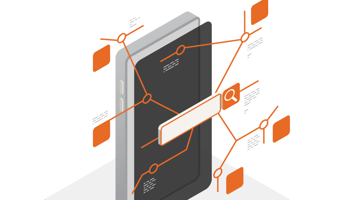 An image of a smartphone, representing modern navigation technology and mobile applications.