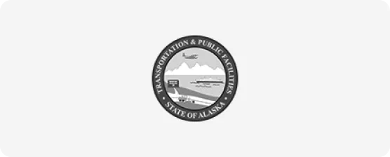 Transportation & Public facilities state of Alaska icon