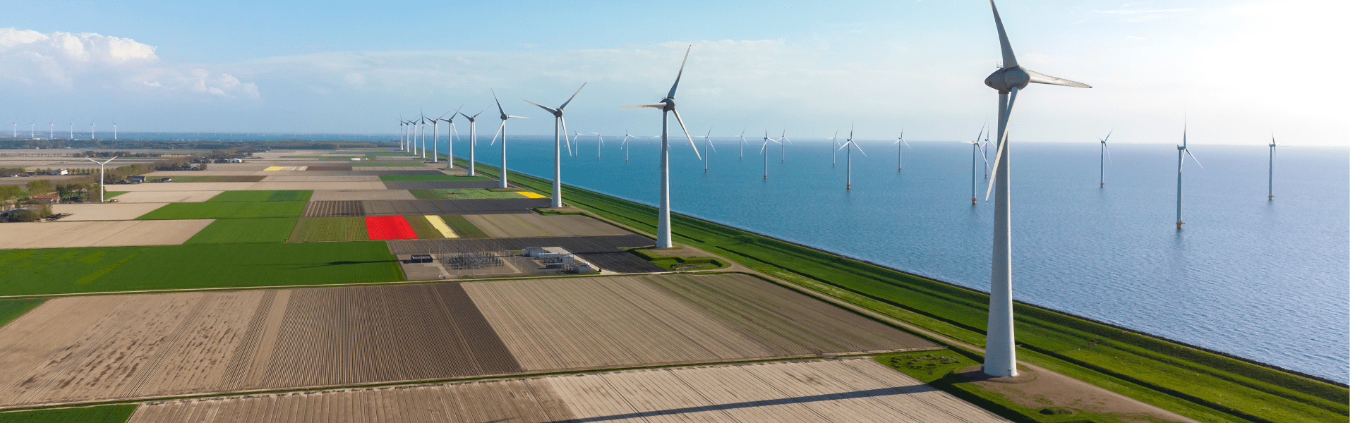 Renewable energy using wind turbines