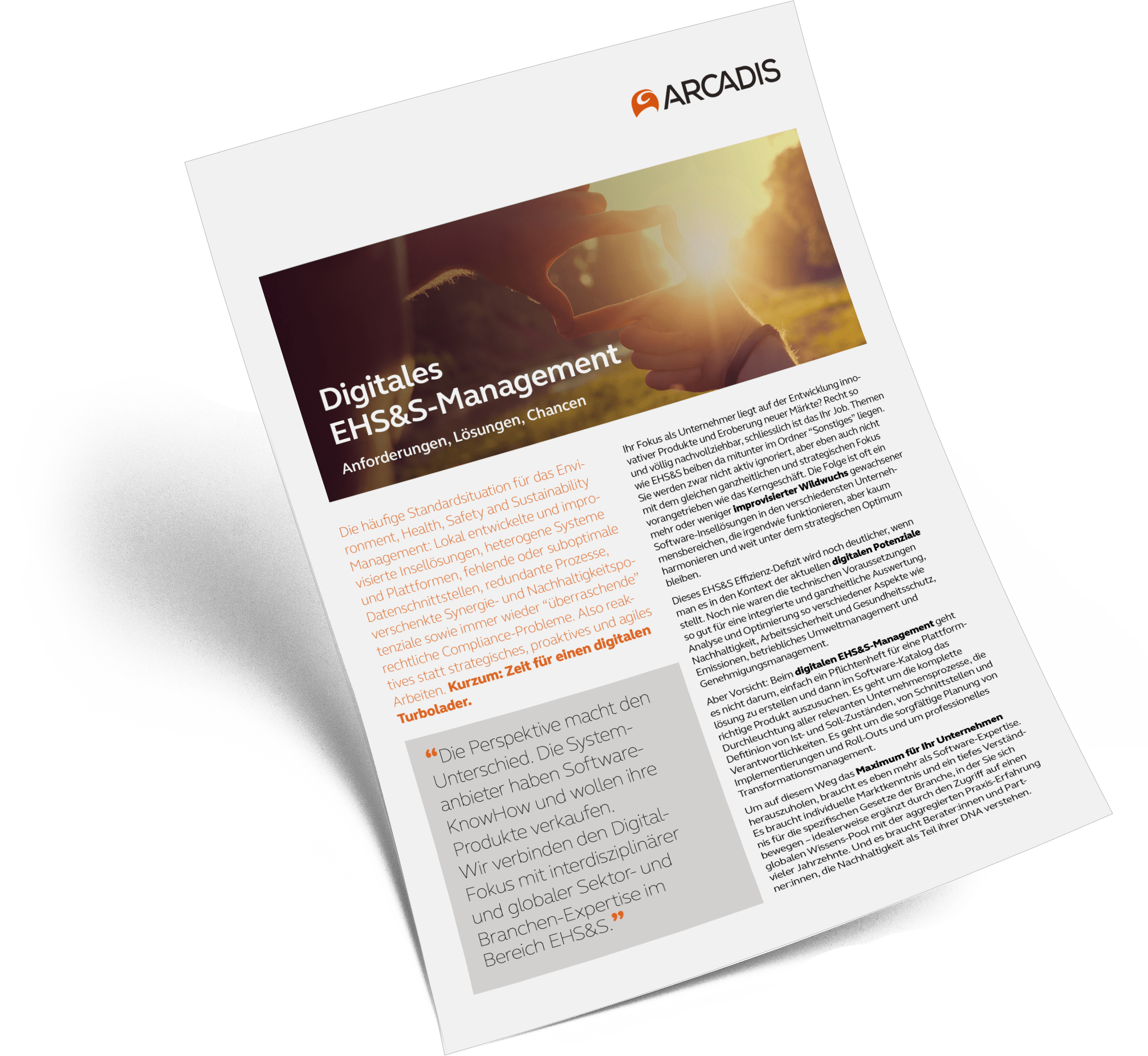 Digitales EHSS-Management Report