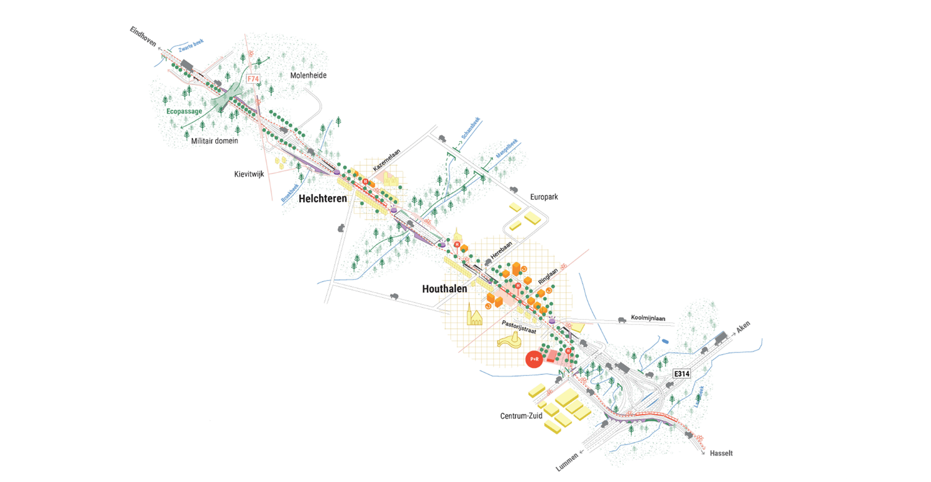 Schematische voorstelling - ©Maat-Ontwerpers