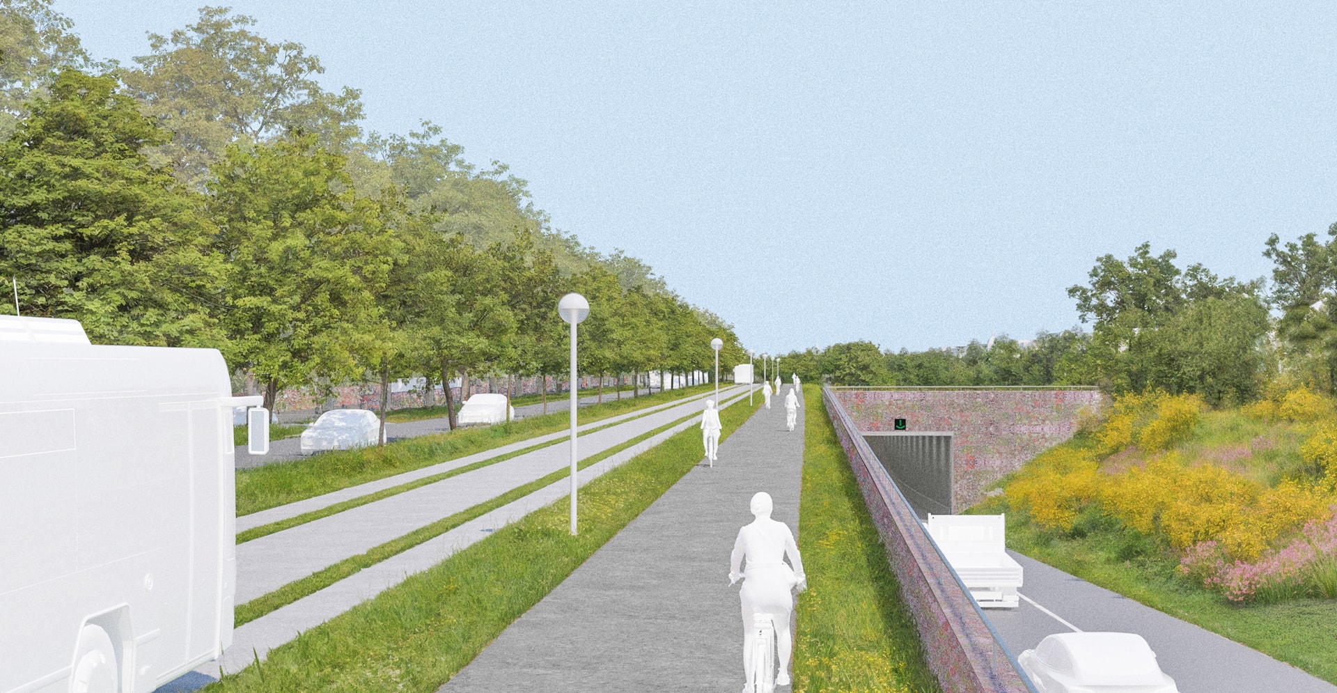 Tunnelmond Herebaan (richting Helchteren) - ©51N4E