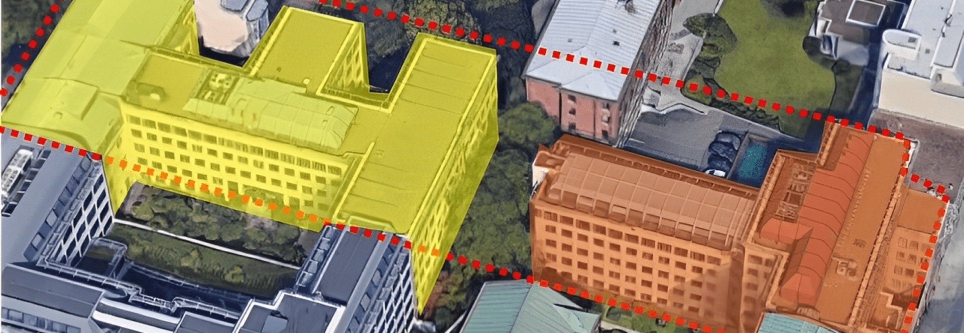 Herontwikkeling kantorencomplex New Orban in Brussel.