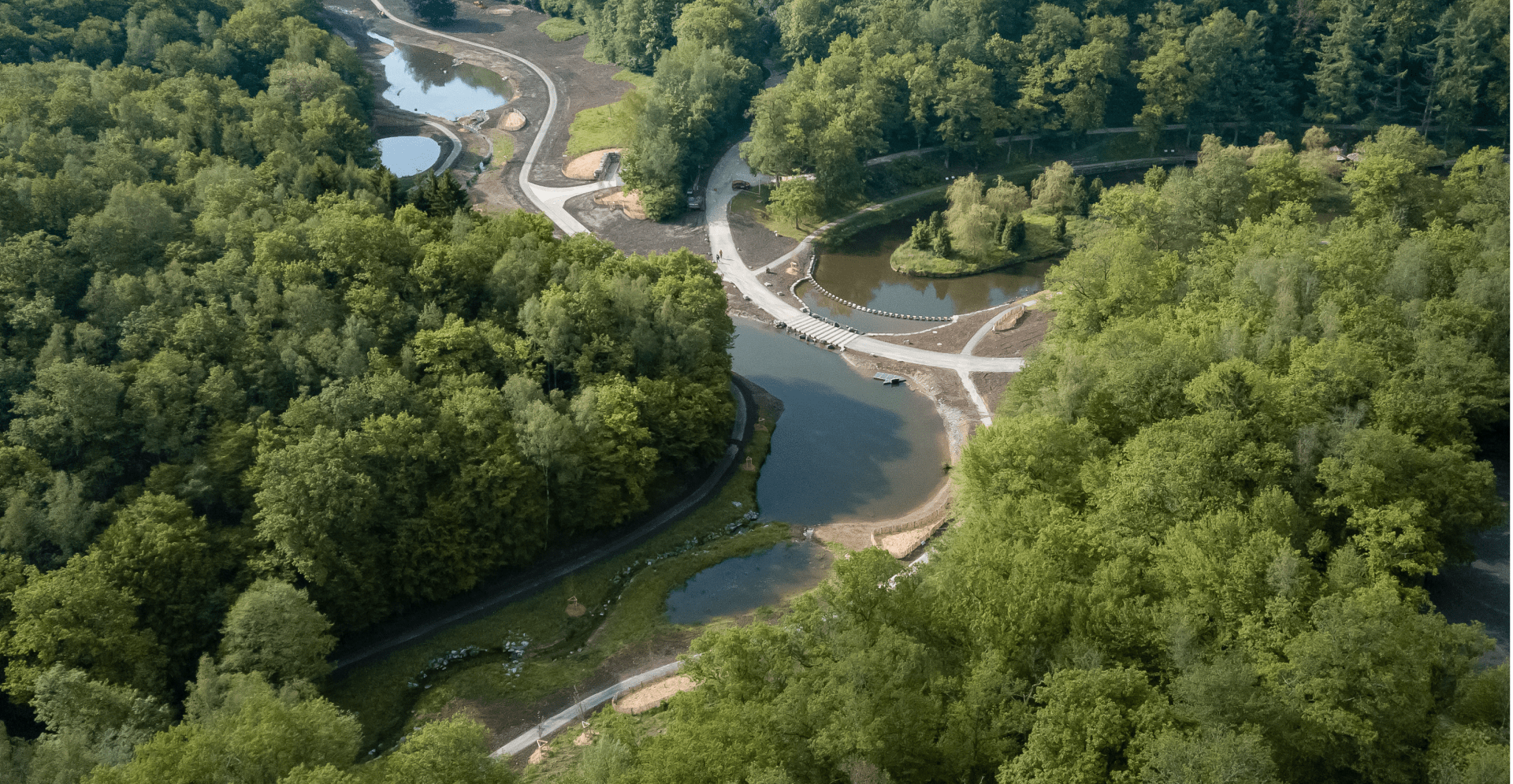 La nature de la vallée restaurée au Domaine de Chevetogne
