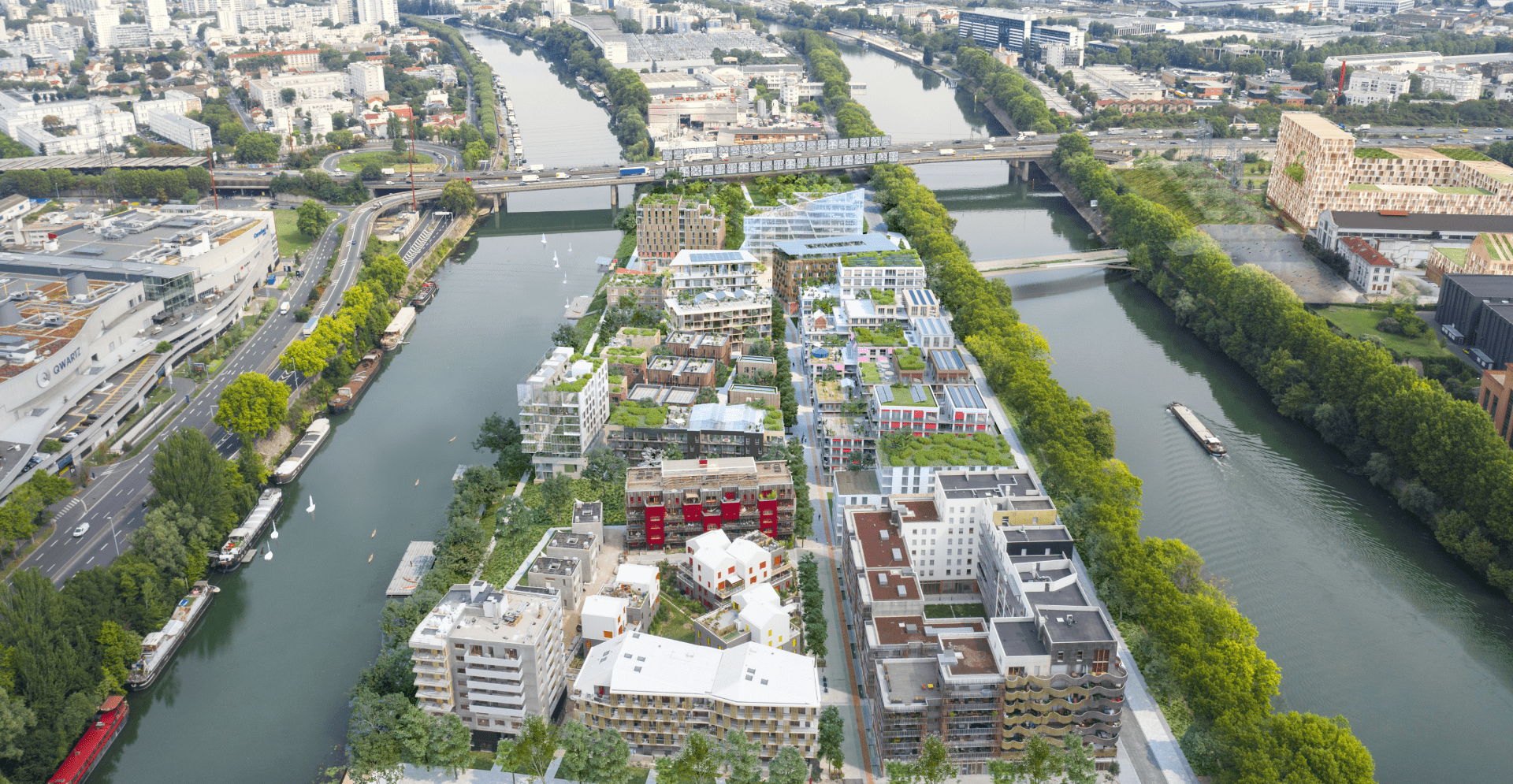 Ecoquartier Fluvial de L ile-Saint-Denis illage des Athletes