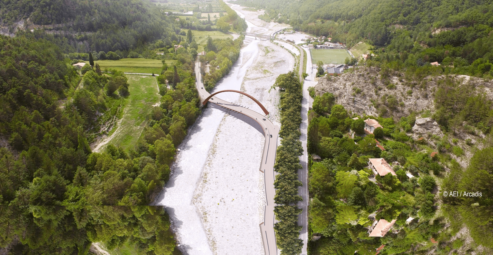 Pont de la Trinité à Puget-Théniers
