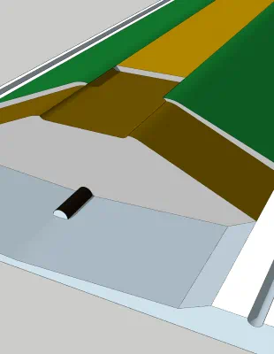 A 3D model of airbase.