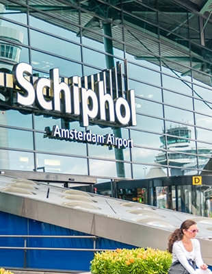 Comfortabel en snel van en naar Schiphol
